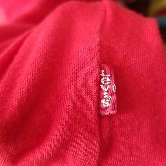 Levi's Girl's L 12-13 yrs red and white tee Shirt - Picture 5 of 6